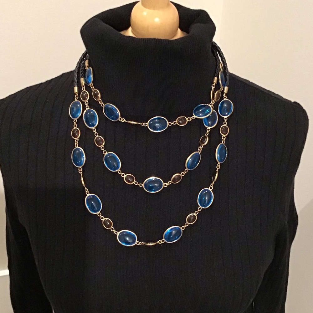 Daniela Swaebe “Candy” Crystals Statement Necklace